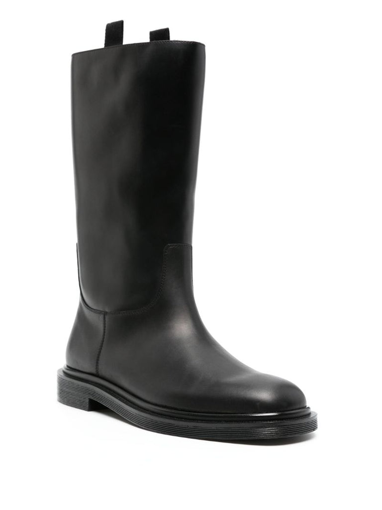 Black Ranger Leather Boots
