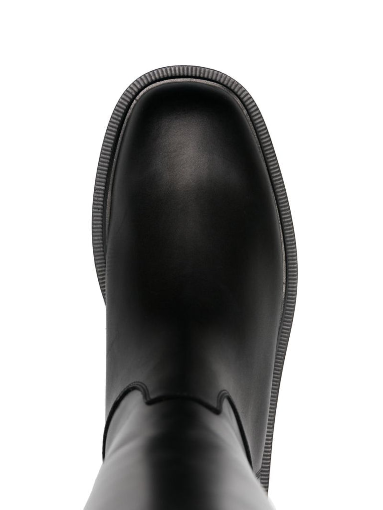 Black Ranger Leather Boots