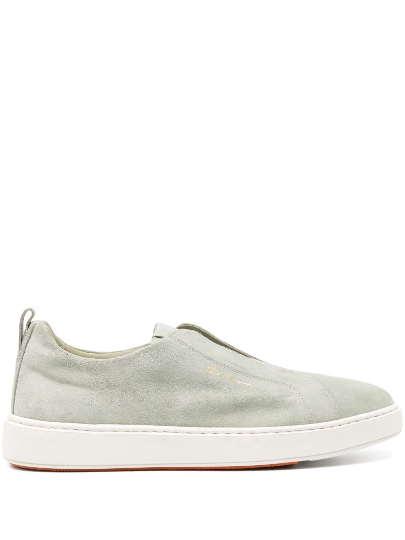 Green Victor Suede Sneakers