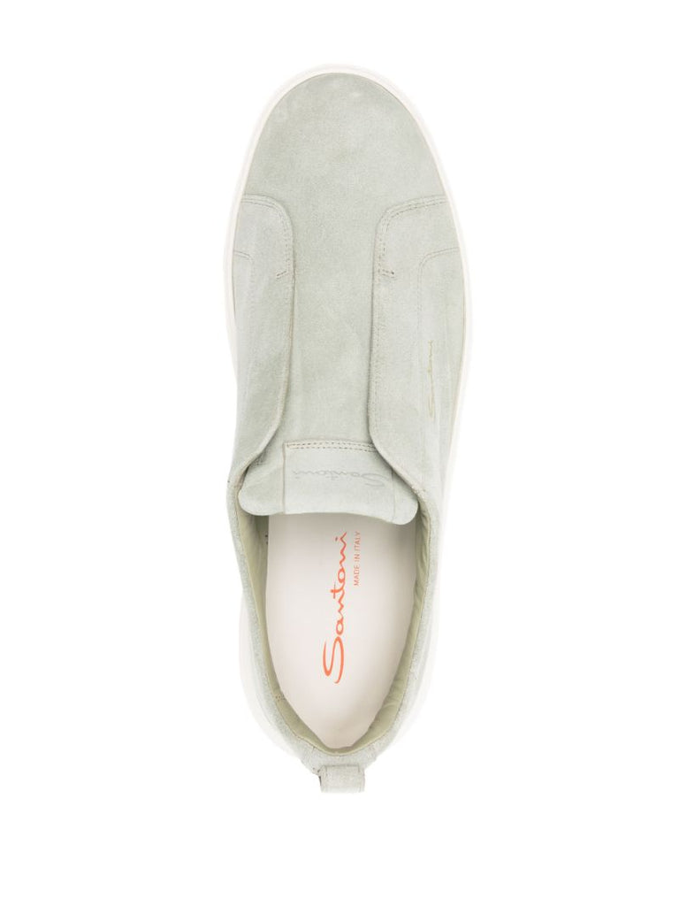Green Victor Suede Sneakers