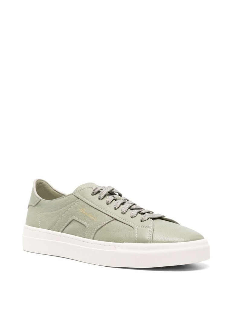 Green Leather Sneakers