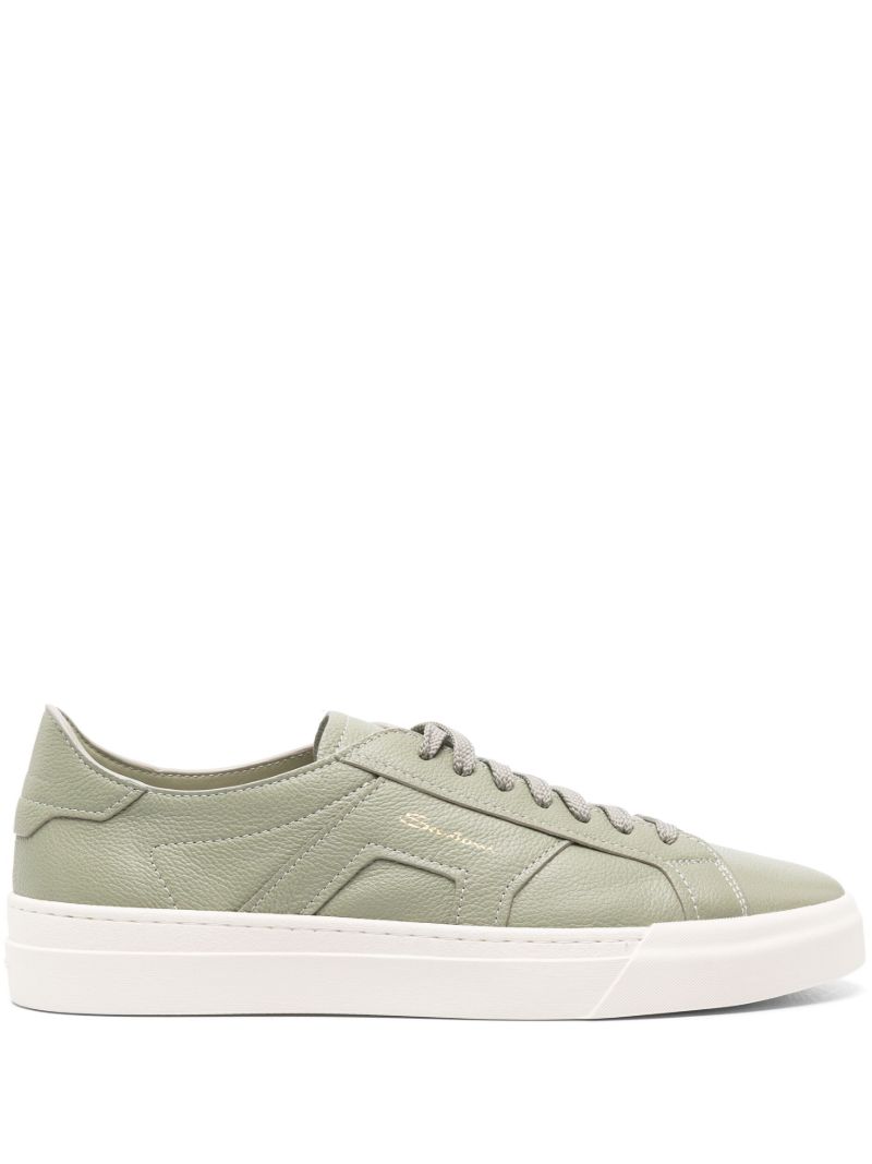 Green Leather Sneakers