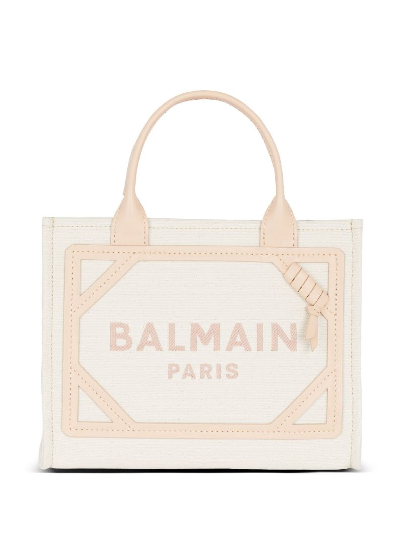 Neutral B-army Small Canvas Tote Bag