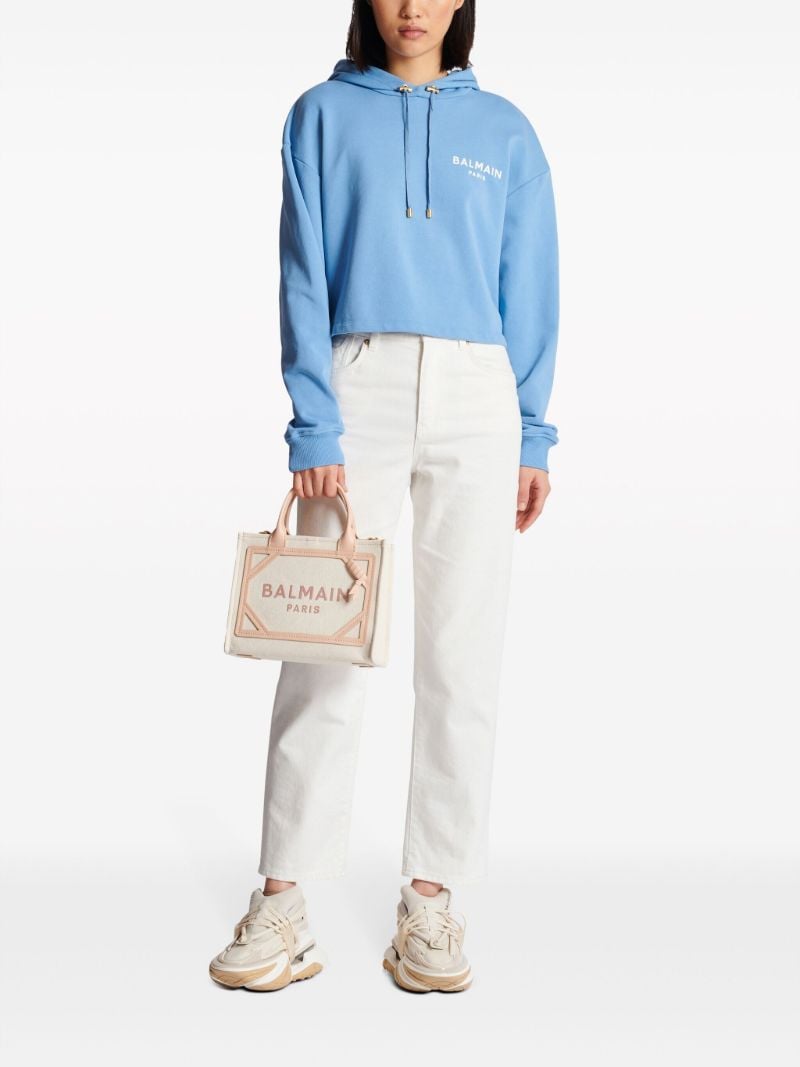 Neutral B-army Small Canvas Tote Bag
