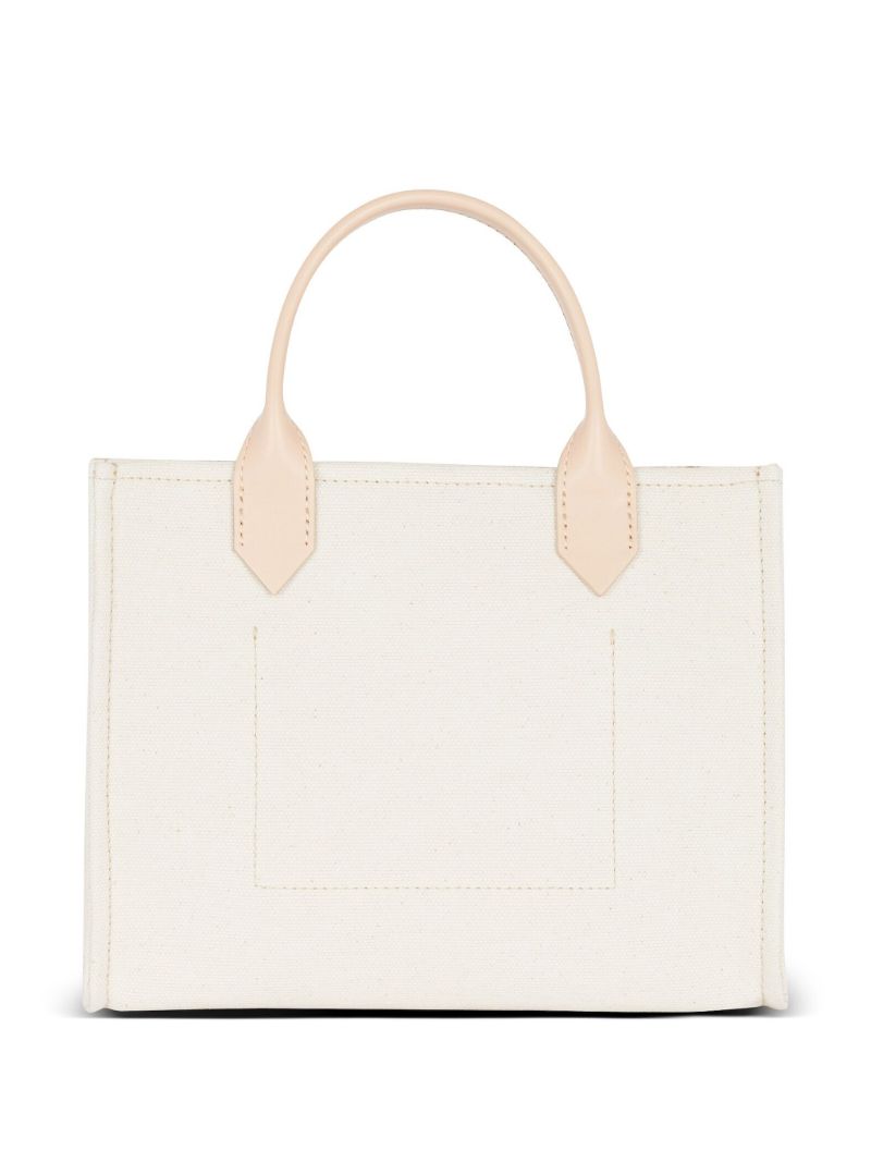 Neutral B-army Small Canvas Tote Bag