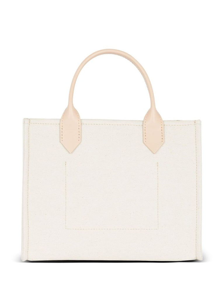 Neutral B-army Small Canvas Tote Bag