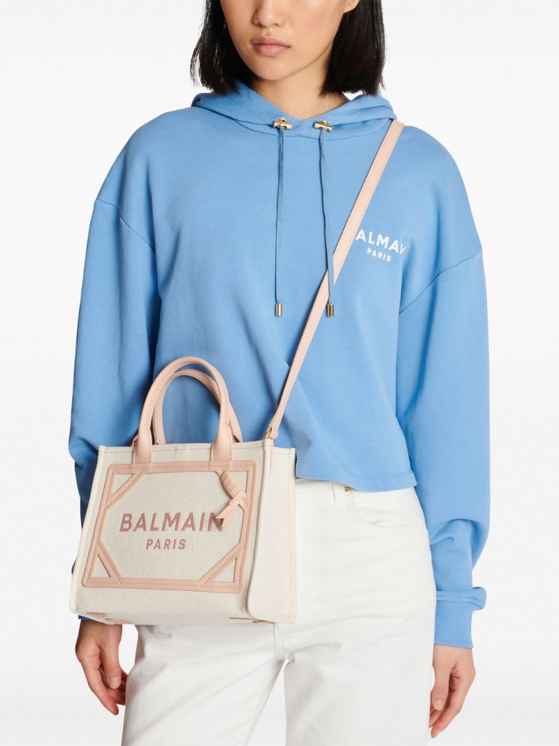Neutral B-army Small Canvas Tote Bag
