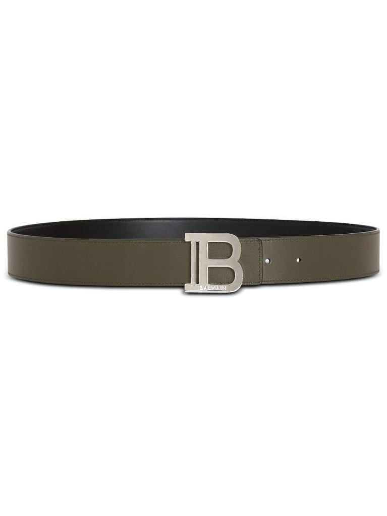 Green B-belt Reversible Leather Belt