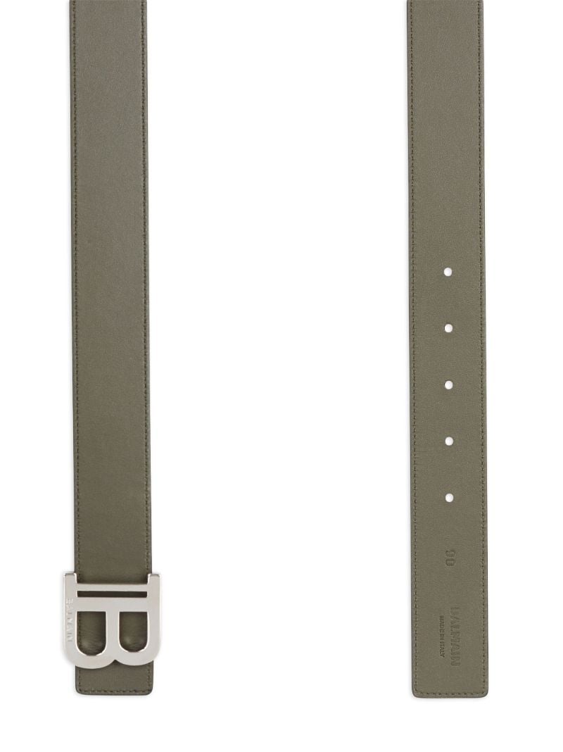 Green B-belt Reversible Leather Belt