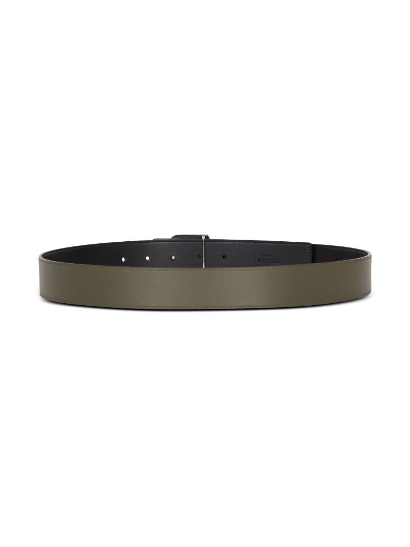 Green B-belt Reversible Leather Belt