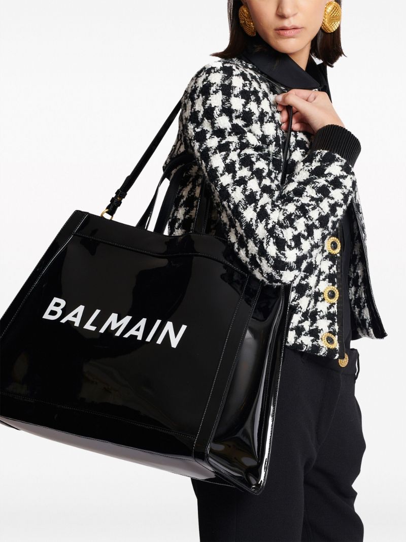 Black Olivier's Cabas Vinyl Leather Bag