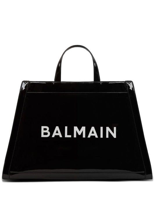 Black Olivier's Cabas Vinyl Leather Bag