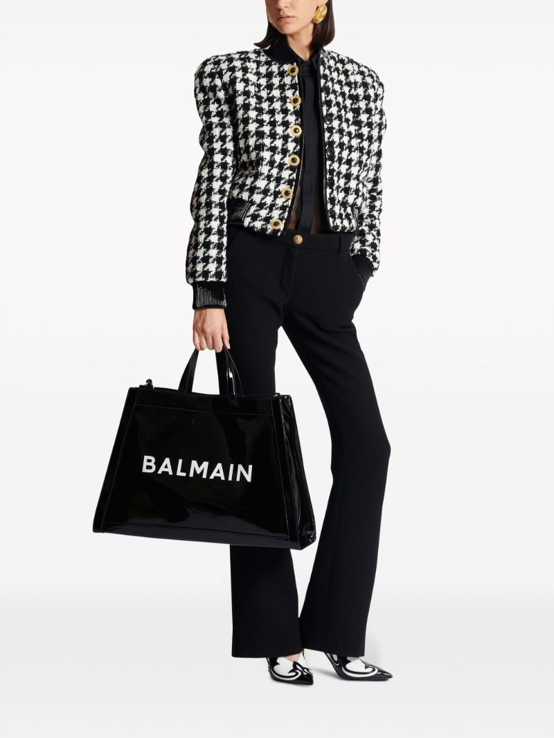 Black Olivier's Cabas Vinyl Leather Bag