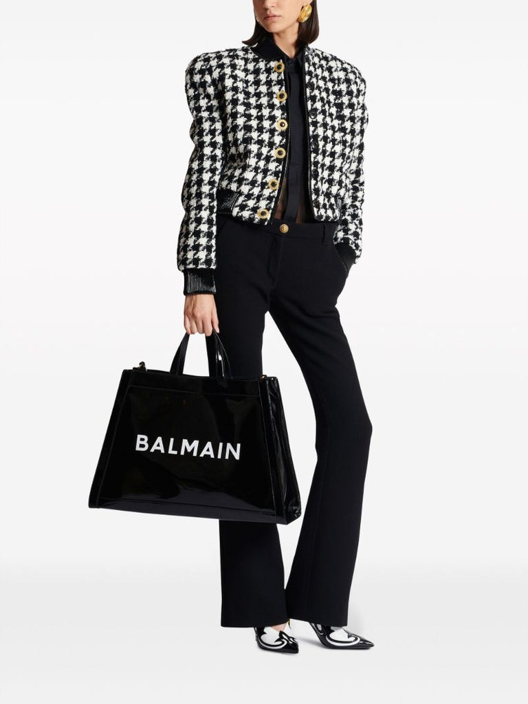 Black Olivier's Cabas Vinyl Leather Bag