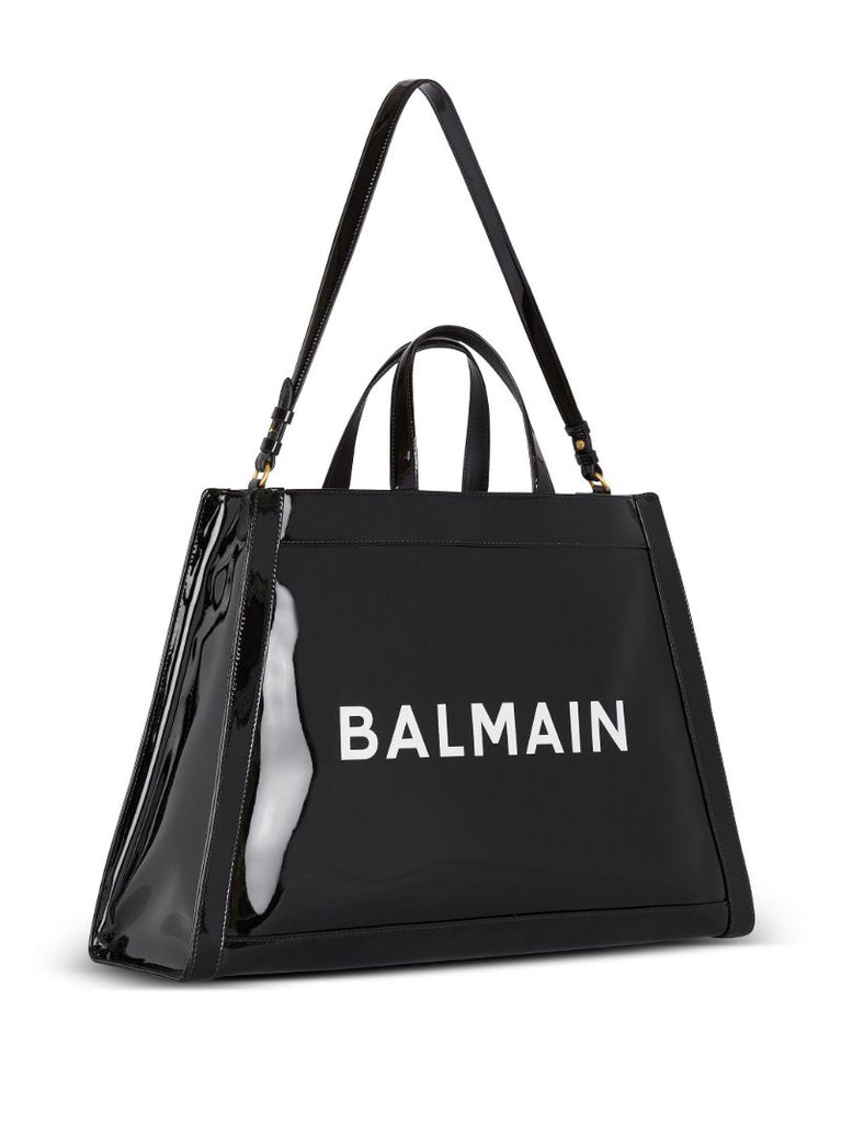 Black Olivier's Cabas Vinyl Leather Bag
