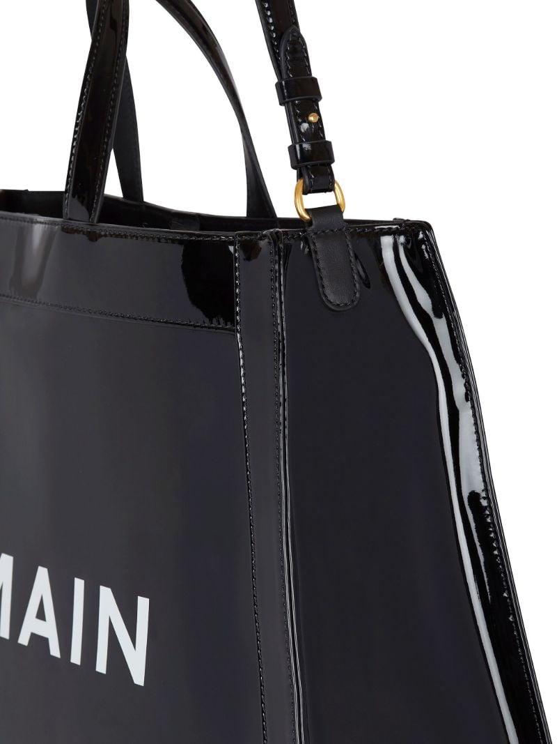 Black Olivier's Cabas Vinyl Leather Bag