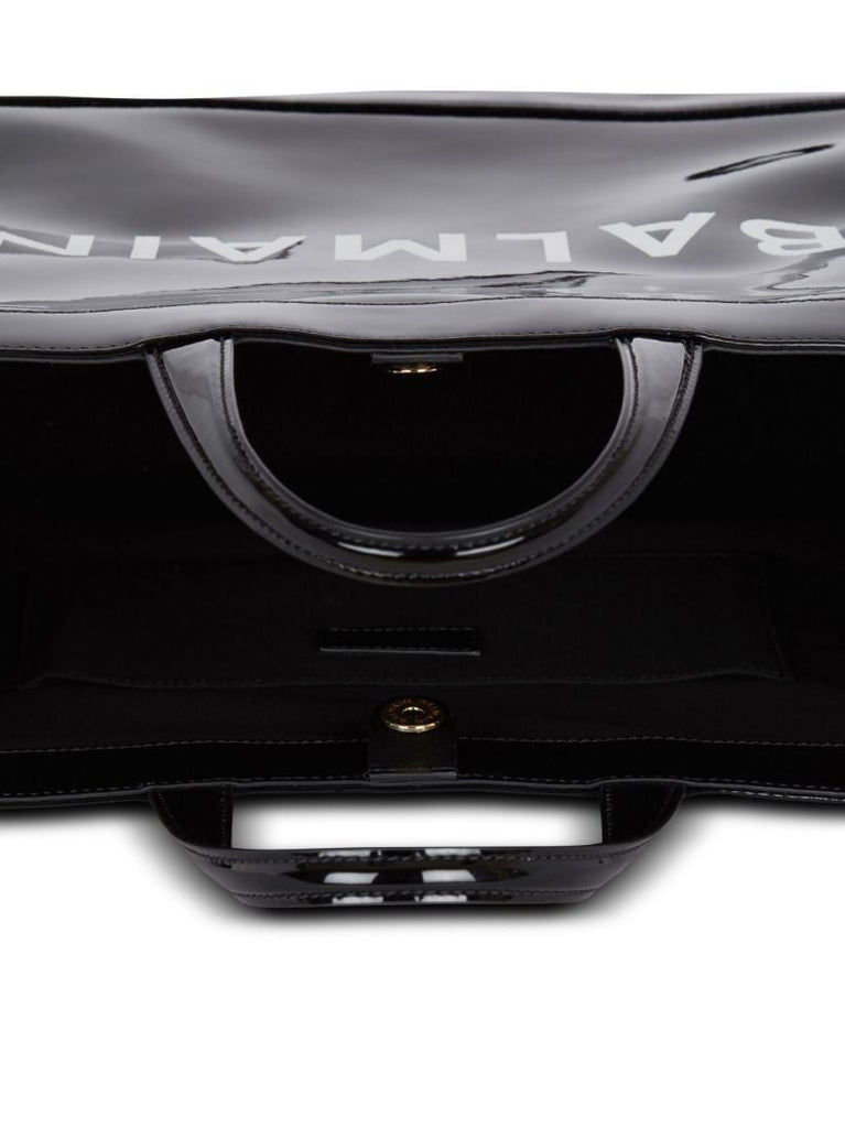 Black Olivier's Cabas Vinyl Leather Bag