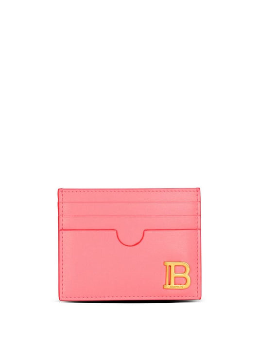 Pink B-buzz Leather Card Holder