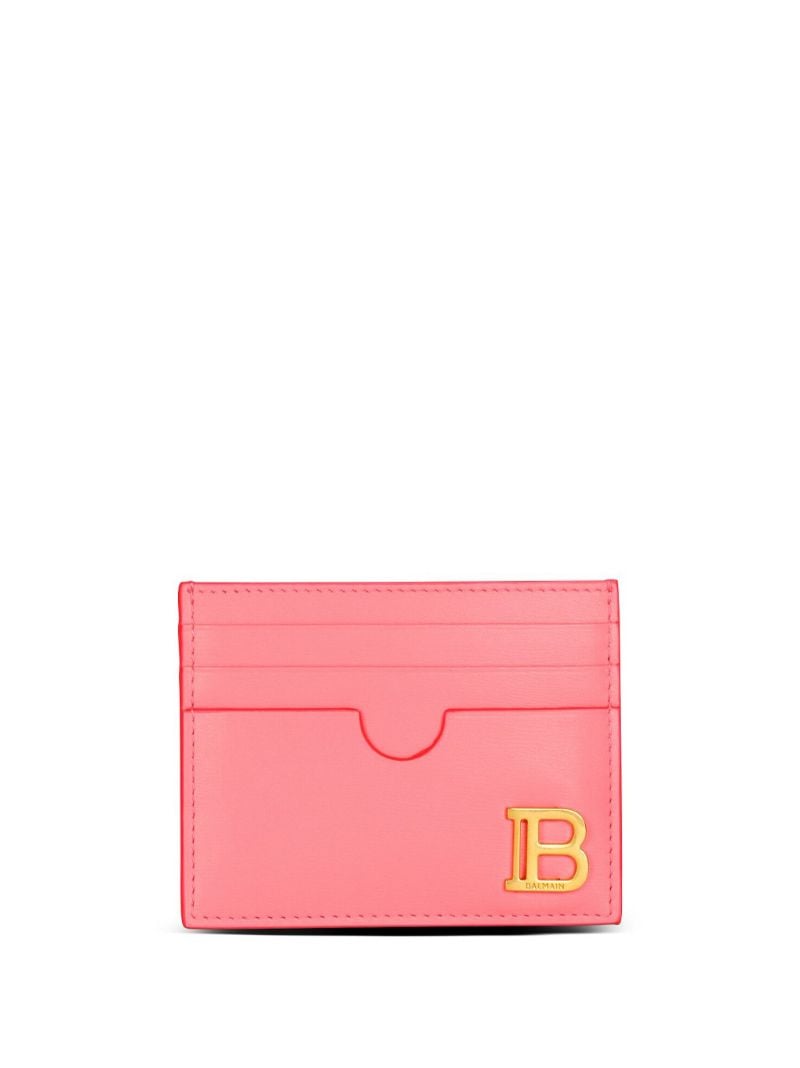 Pink B-buzz Leather Card Holder
