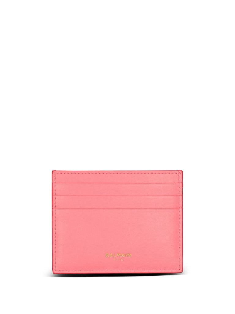 Pink B-buzz Leather Card Holder