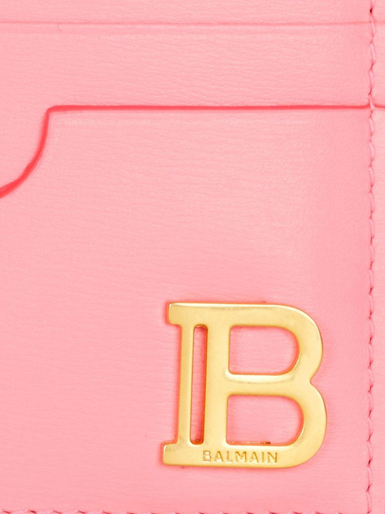 Pink B-buzz Leather Card Holder