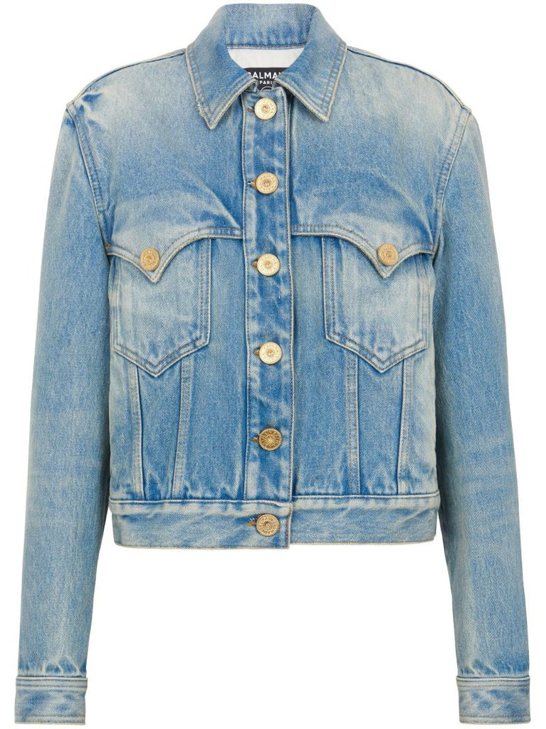 Blue Washed Denim Jacket