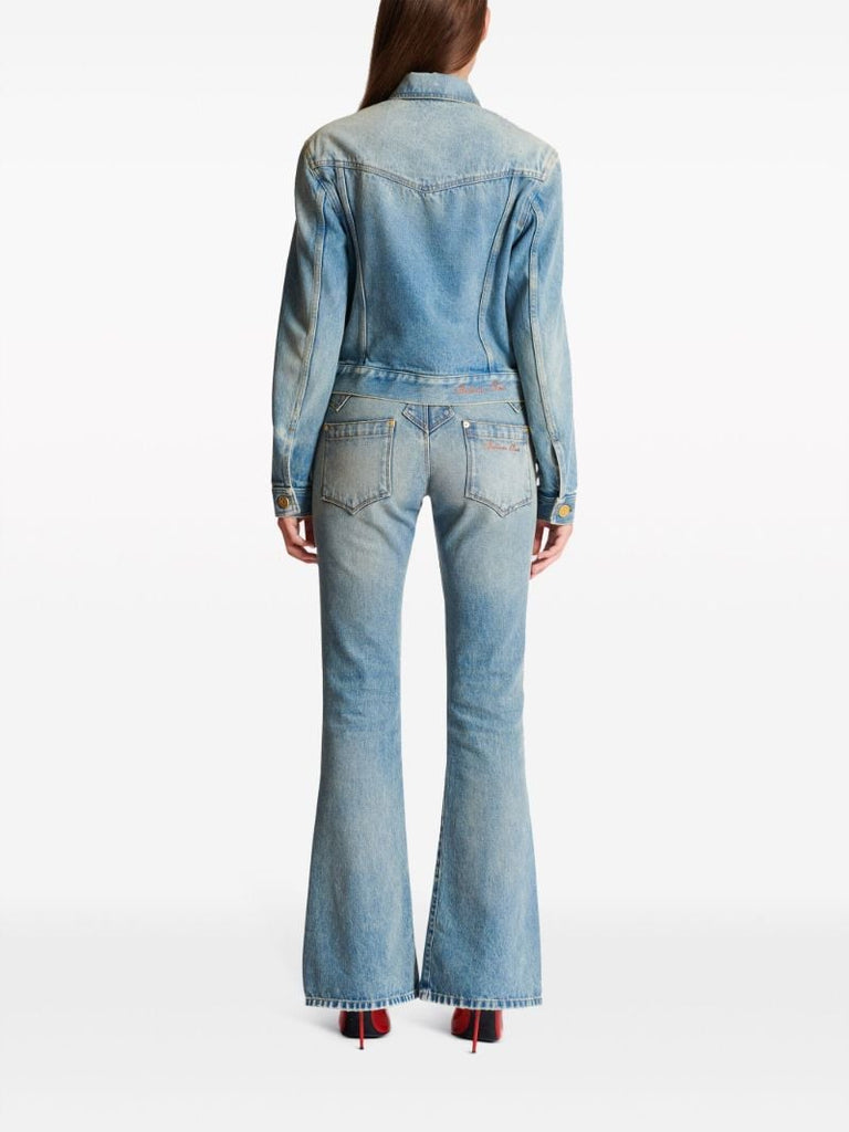 Blue Washed Denim Jacket