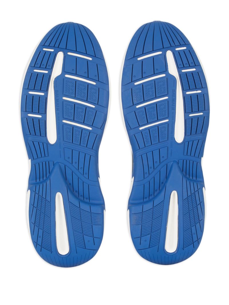 White Run-row Panelled Sneakers