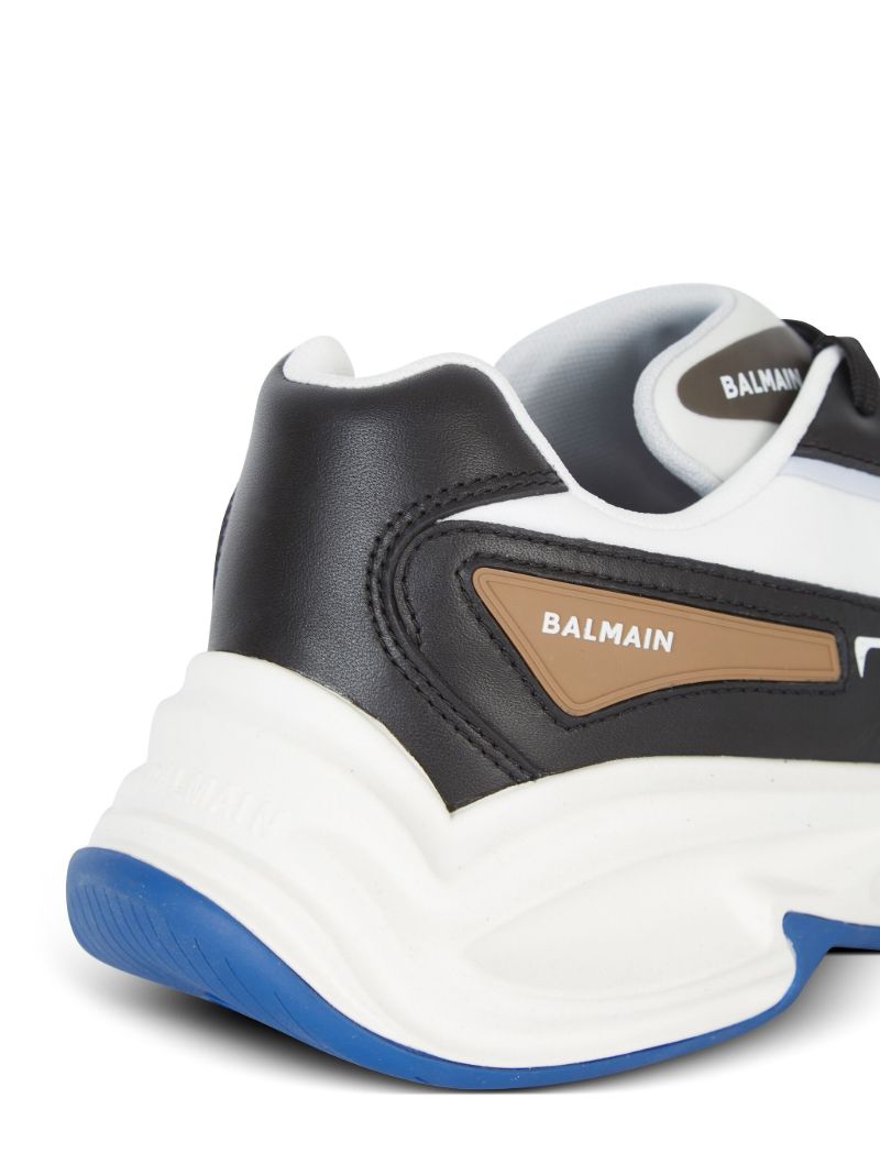 White Run-row Panelled Sneakers