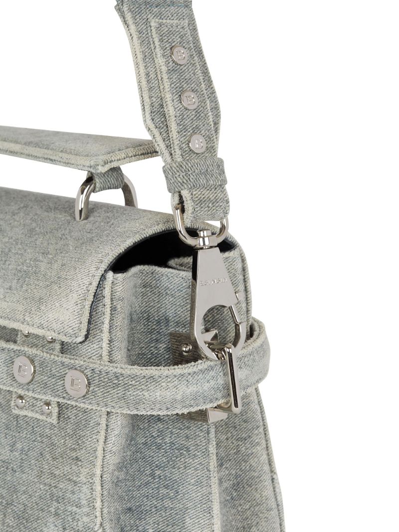 Grey B-buzz 23 Denim Shoulder Bag
