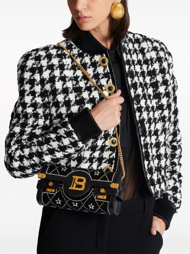 Black B-buzz 23 Crystal-embellished Clutch Bag