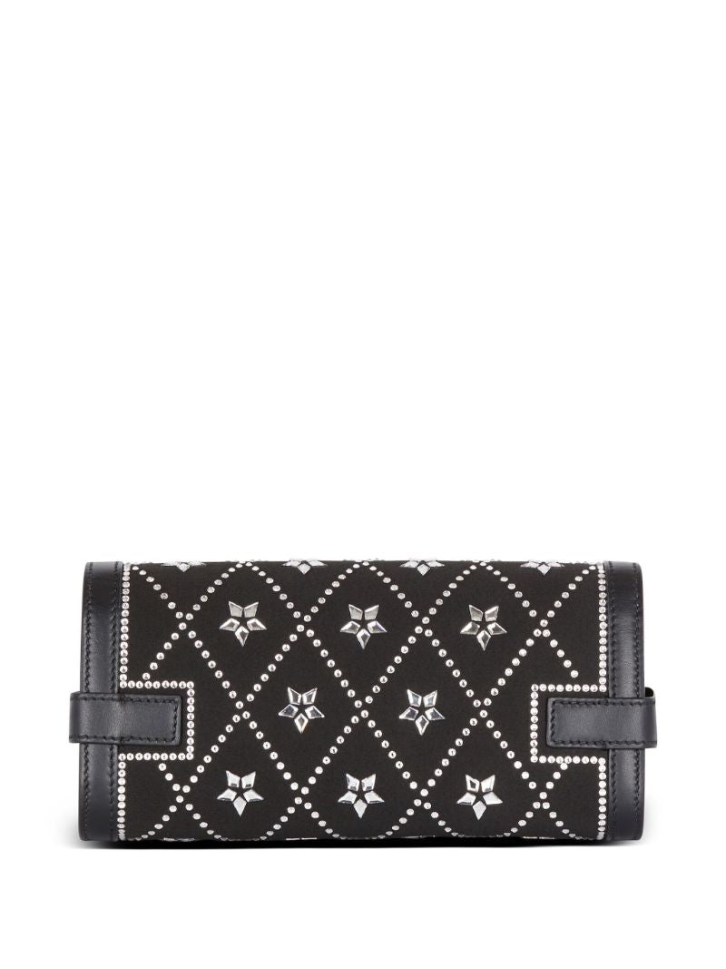 Black B-buzz 23 Crystal-embellished Clutch Bag