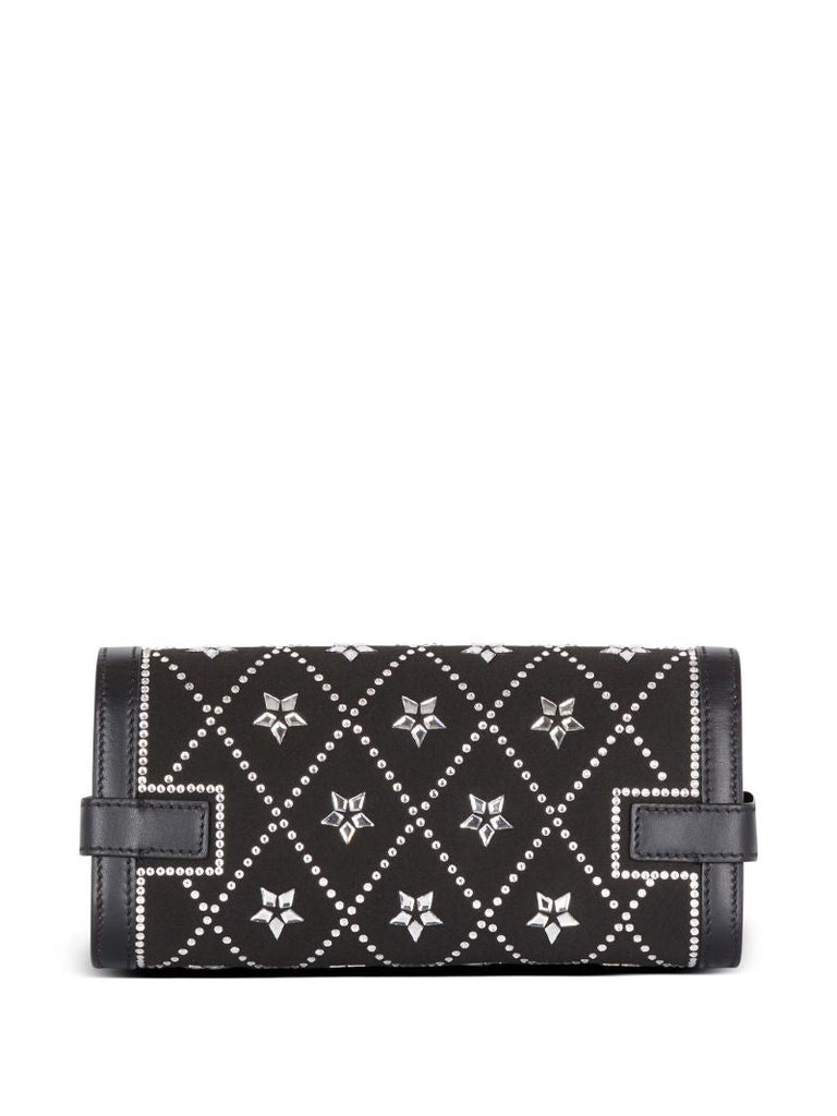 Black B-buzz 23 Crystal-embellished Clutch Bag