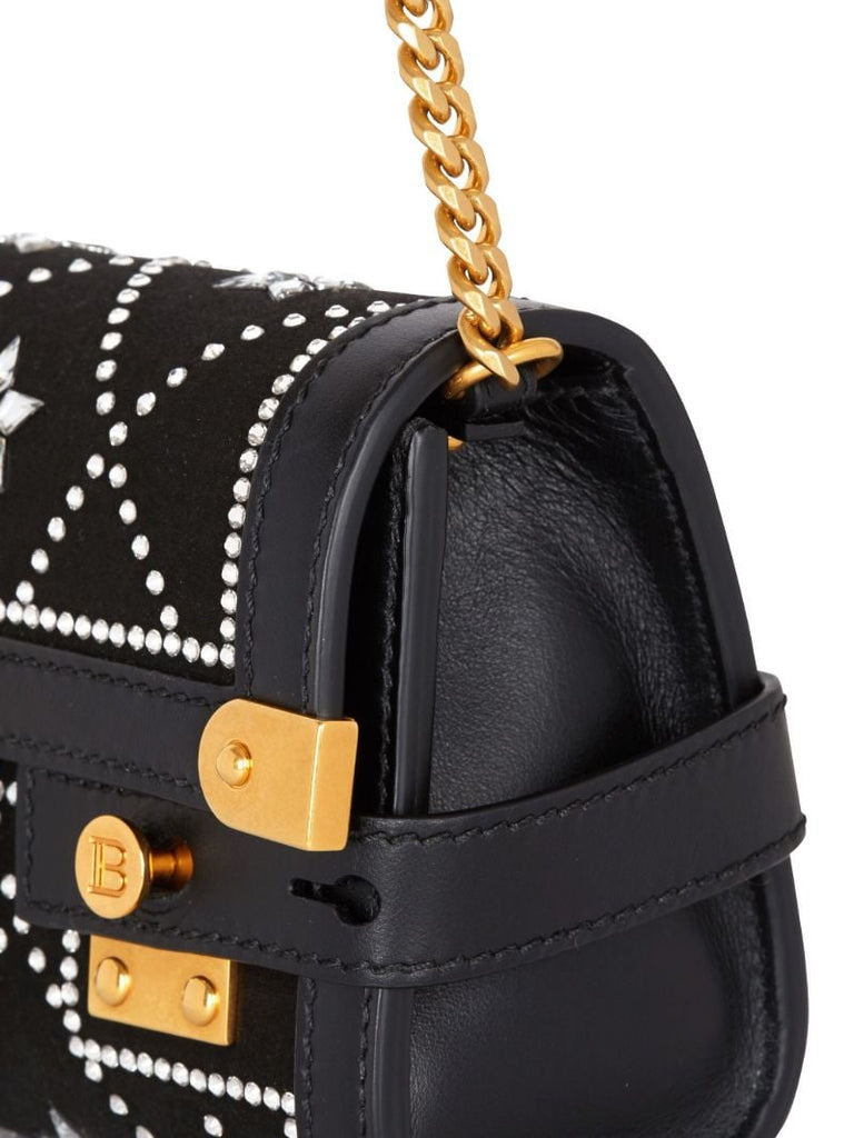 Black B-buzz 23 Crystal-embellished Clutch Bag
