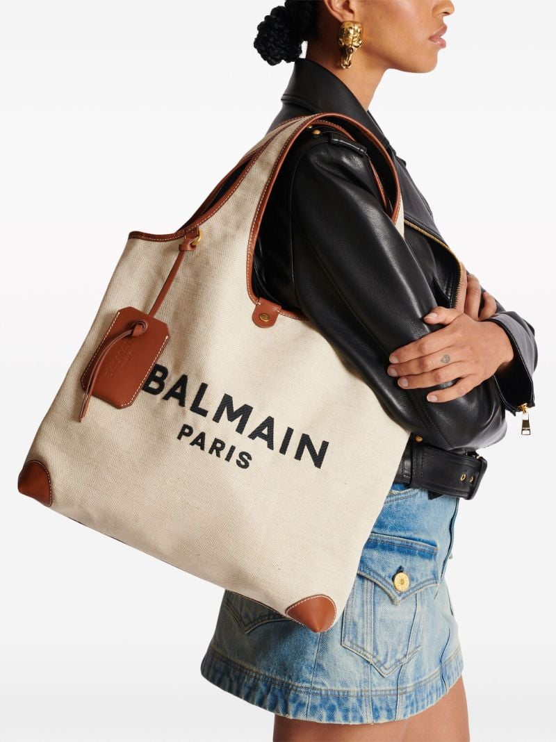 Neutral B-army Grocery Tote Bag