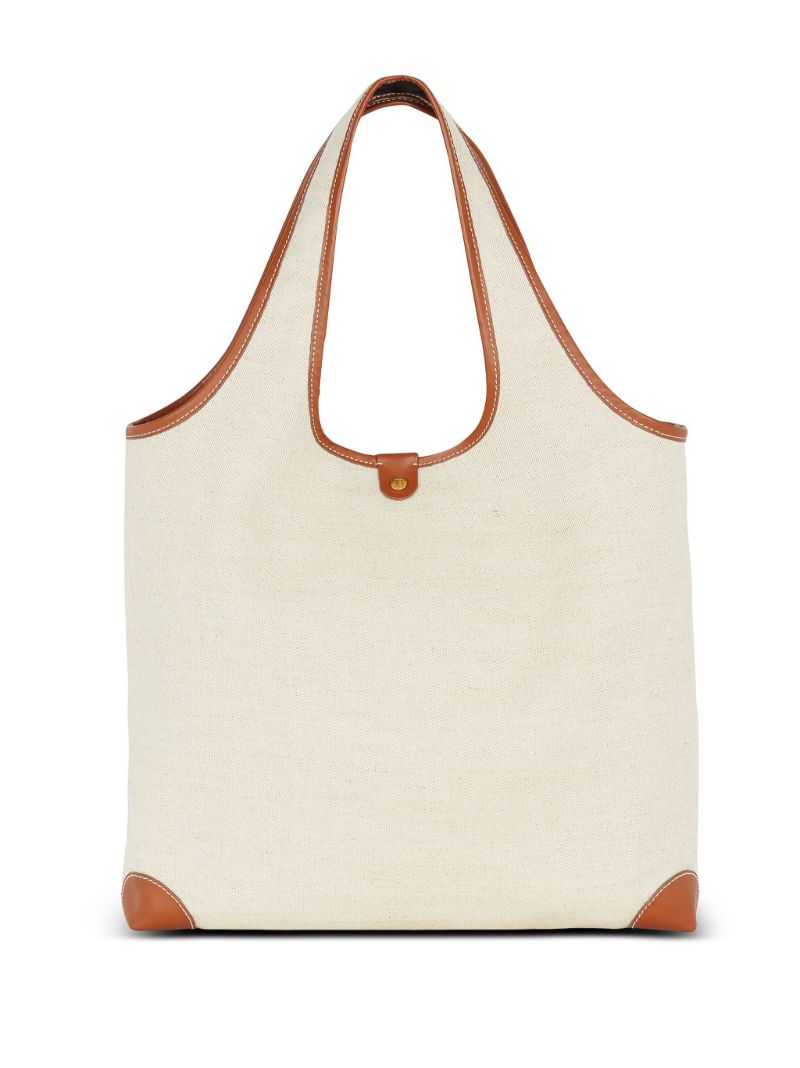 Neutral B-army Grocery Tote Bag