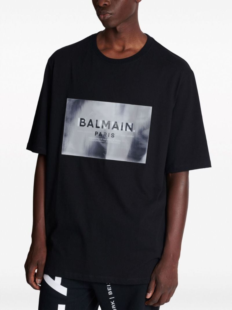 Black Main Lab Holographic T-shirt