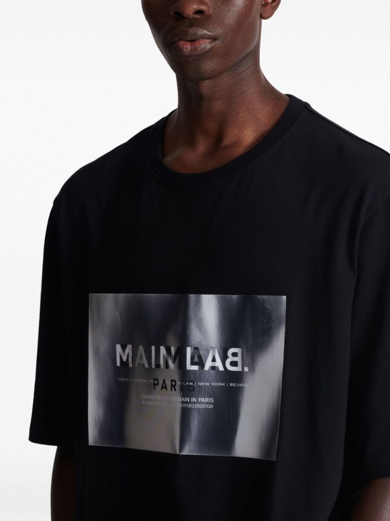 Black Main Lab Holographic T-shirt