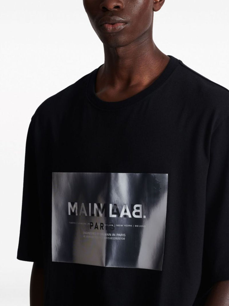 Black Main Lab Holographic T-shirt