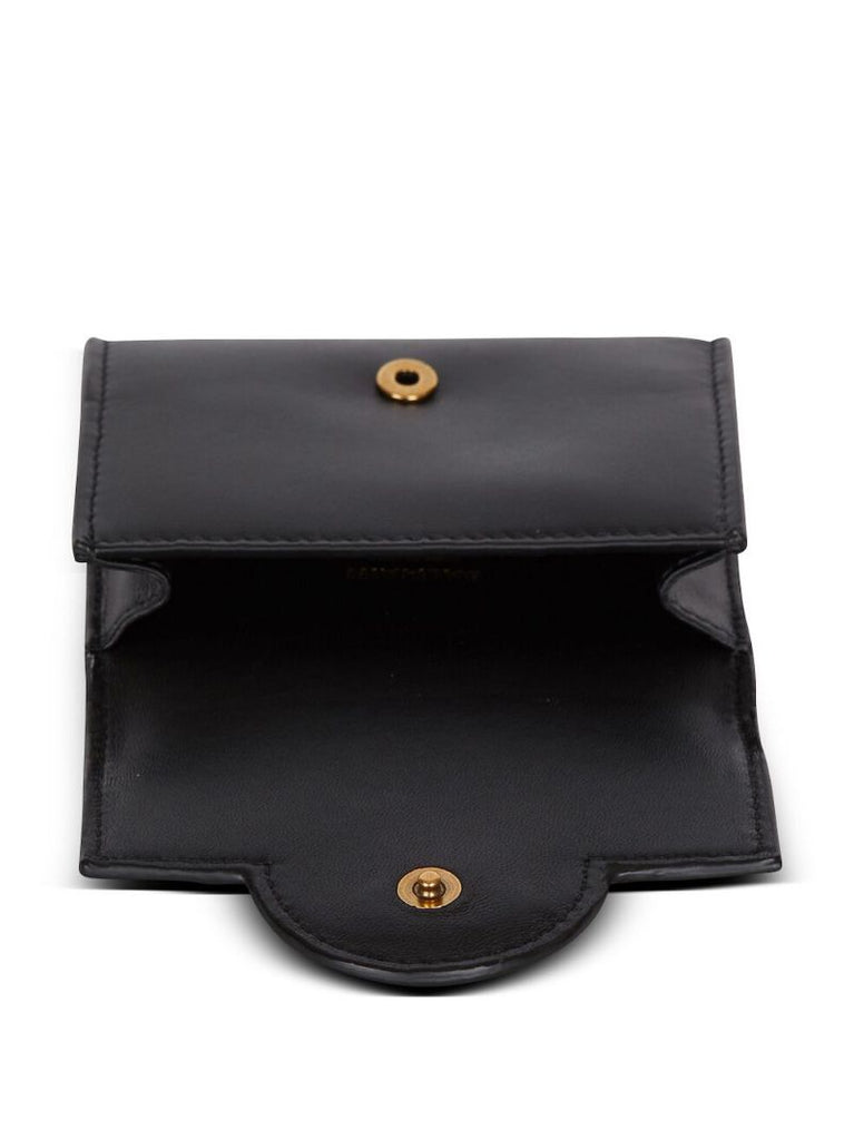 Black B-buzz Leather Wallet