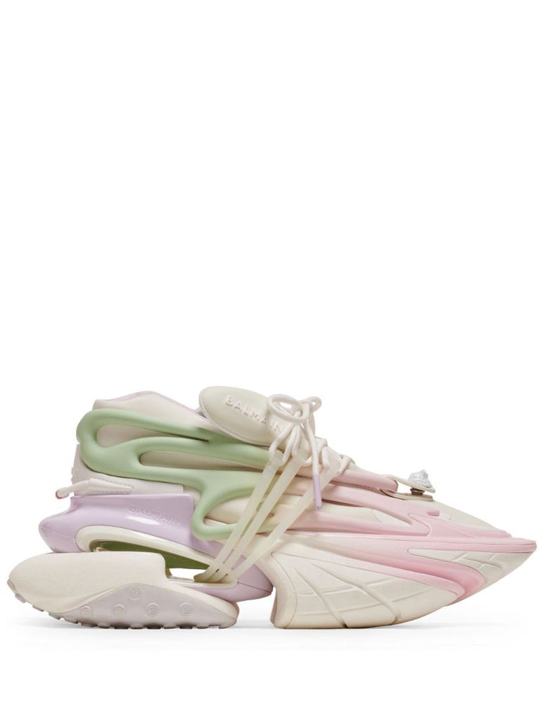 Pink Unicorn Panelled Sneakers