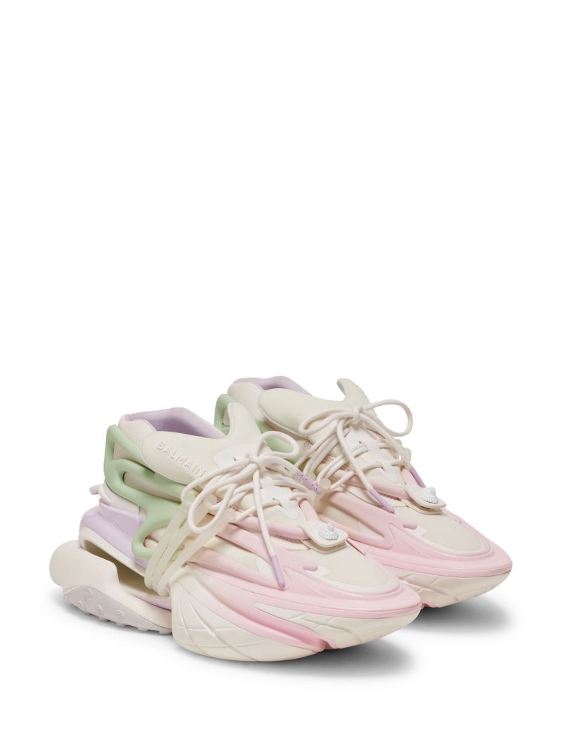 Pink Unicorn Panelled Sneakers