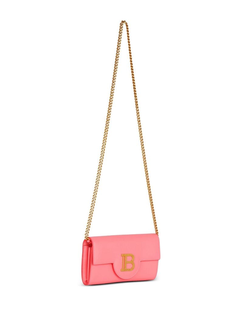 Pink B-buzz Leather Wallet-on-chain