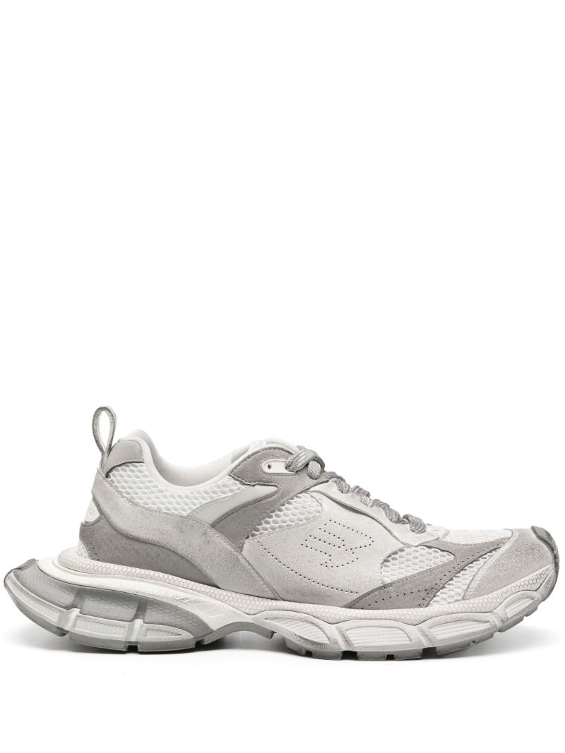 Grey 3xl Panelled Sneakers