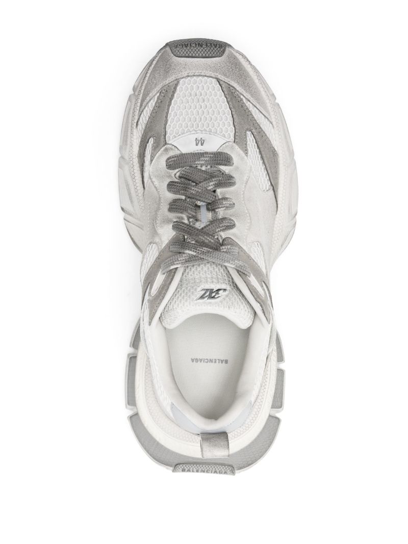 Grey 3xl Panelled Sneakers