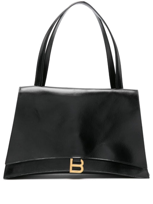 Black Crush on You Leather Shoulder Bag