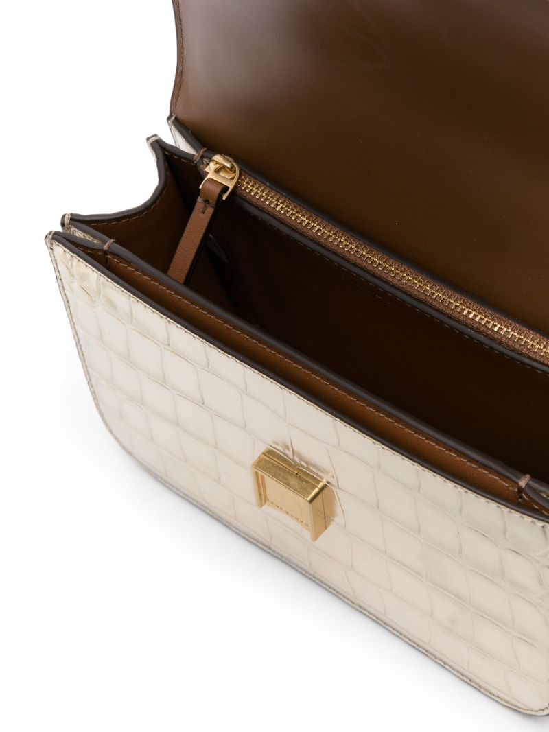Gold Small Eleanor Shoulder Bag