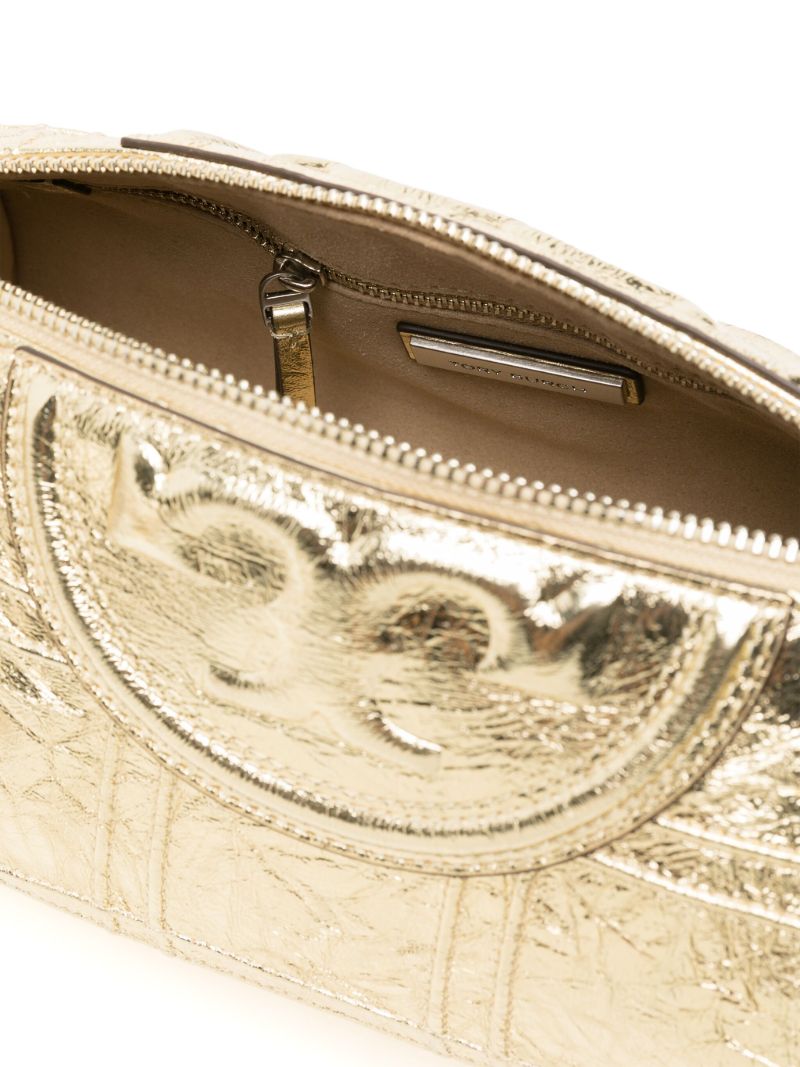 Gold Fleming Soft Barrel Shoulder Bag