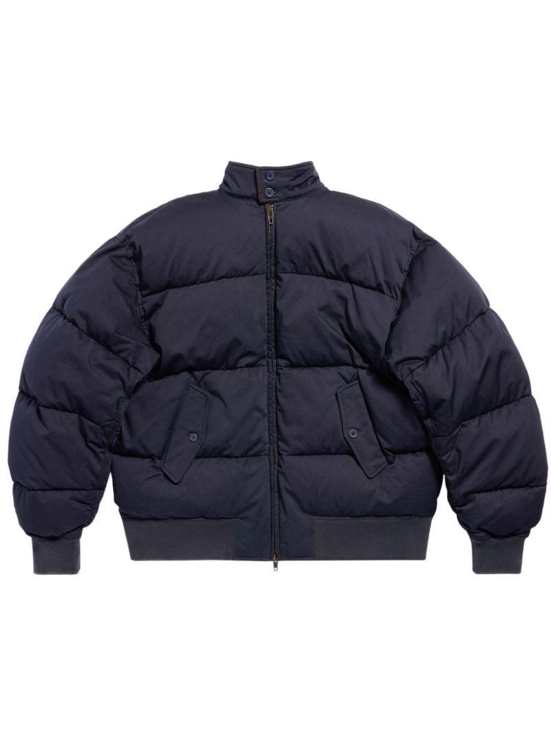 Blue Harrington Puffer Jacket