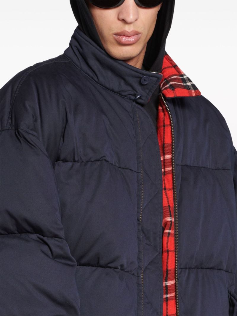 Blue Harrington Puffer Jacket